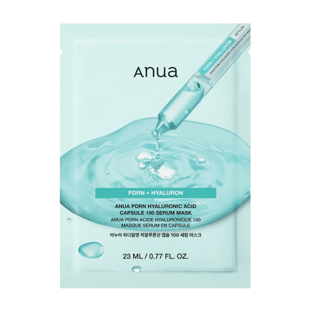 ANUA PDRN + HYALURONIC ACID CAPSULE 100 SERUM MASK МАСКА ДЛЯ ЛИЦА 